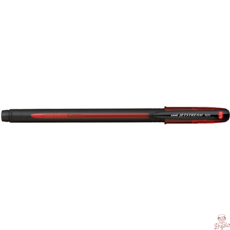 Długopis kulkowy UNI SX-101-05 JETSTREAM czerwony