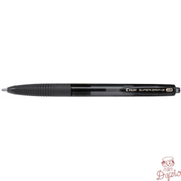 Długopis SUPER GRIP G automatyczny XB czarny PILOT PIBPGG-8R-XB-BB
