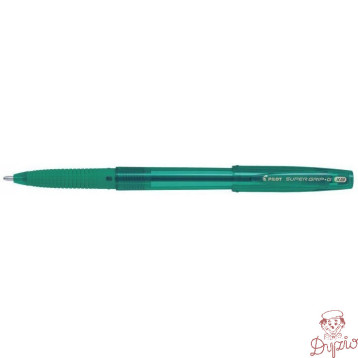 Długopis Pilot Super Grip G ze skuwką XB zielony BPS-GG-XB-G
