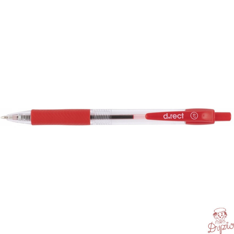 Długopis automatyczny 294A czerwony 101322 D.RECT