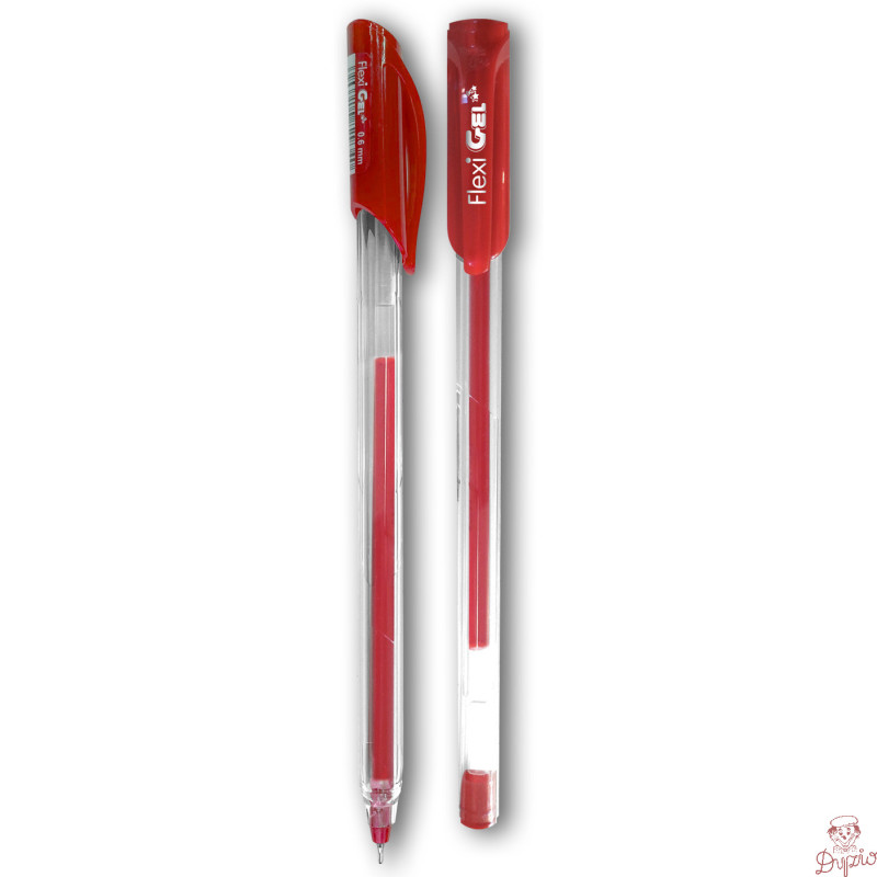 Długopis żelowy FLEXI GEL czerwony TT8502 PENMATE