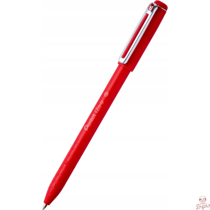 Długopis olejowy z nasadką IZEE BX457-B czerwony PENTEL