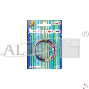 Druciki kolorowe z zapięciem 15cm 8szt. PH-2660 ALIGA