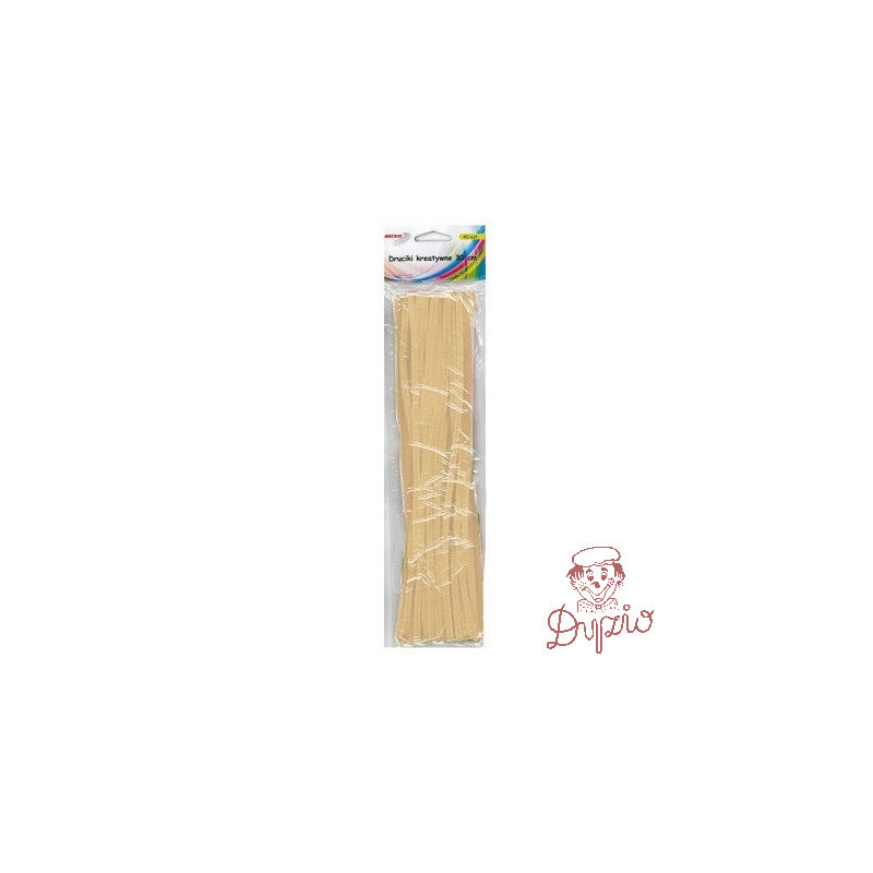 Druciki kreatywne dr22 beżowe 30cm(40) BREWIS