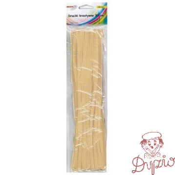 Druciki kreatywne dr22 beżowe 30cm(40) BREWIS