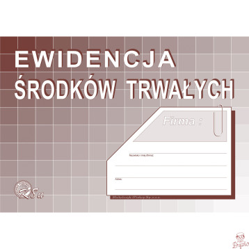 K-8u Ewidencja środków trwałych A5 od 1 stycznia 2026 Michalczyk i Prokop