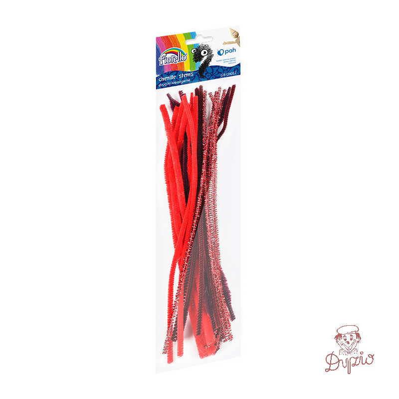 Druciki kreatywne 30cm czerwone (20szt.) GR-CH017 FIORELLO 170-2612