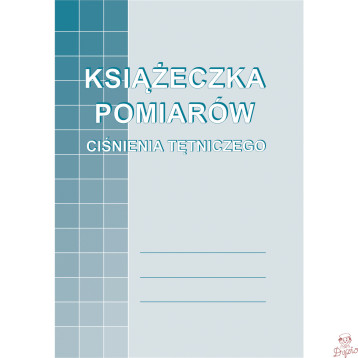 M-910-5 Książeczka pomiaru ciśnienia tętniczego Michalczyk i Prokop