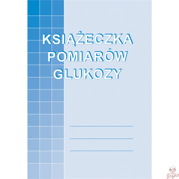 M-915-5 Książeczka pomiarów glukozy Michalczyk i Prokop