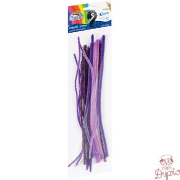 Druciki kreatywne 30cm fioletowe (20) GR-CH020 FIORELLO 170-2613