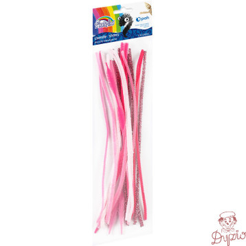 Druciki kreatywne 30cm różowe (20) GR-CH021 FIORELLO 170-2615