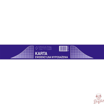 346-3 Druk KEW Karta ewid.wypo wyposażenia(50) MICHALCZYK i PROKO