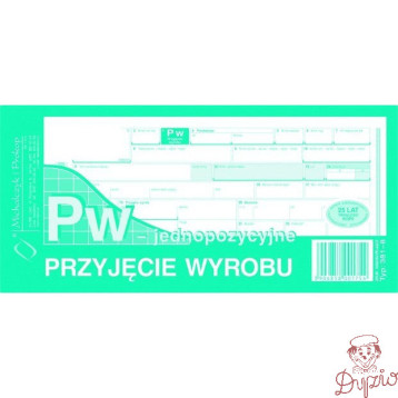 381-8 PW Przyjęcie wyrobu jednopozycyjne Michalczyk i Prokop