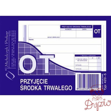 420-5 OT Przyjęcie środka trwałego Michalczyk i Prokop