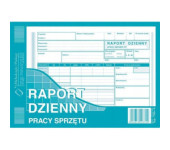 790-3 Raport dzienny pracy sprzętu A5 MICHALCZYK I PROKOP