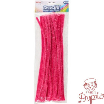 Druciki kreatywne dr19 różowe 30cm (40) BREWIS