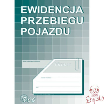V-60 Ewidencja przebiegu pojazdu MICHALCZYK&PROKOP