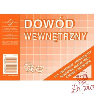 K-13 Dowód wewnętrzny A6 Michalczyk i Prokop