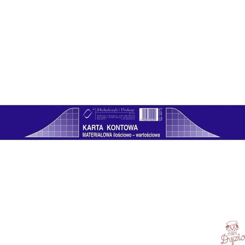 437-3 KK Karta kontowa A5 (a20) MICHALCZYK I PROKOP