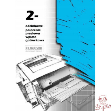 F-110-2 2-odcinkowe polecenie przelewu MICHALCZYK&PROKOP A4 100 kartek