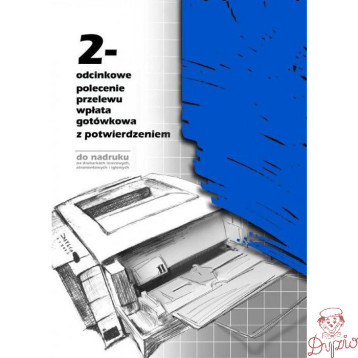 F-111-2 2-odcinkowe polecenie przelewu MICHALCZYK&PROKOP A4 100 kartek