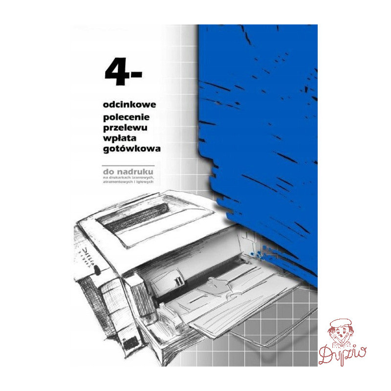 F-112-2 4-odcinkowe polecenie przelewu A4 100 kartek Michalczyk i Prokop