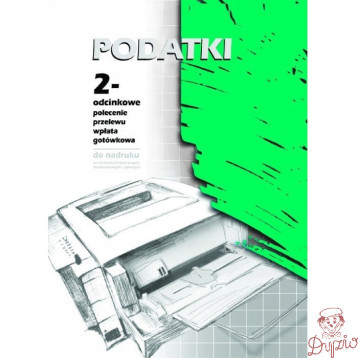 F-130-2 Podatki 2-odcinkowe polecenie przelewu A4 100 kartek MICHALCZYK