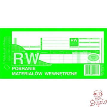 354-8 RW pobranie materiałów wewnętrzne 1/3A4 80 kartek Michalczyk i Prokop