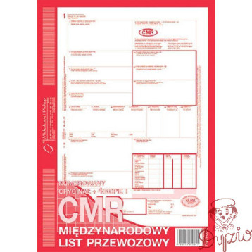 800-2 CMR A4 80kartek 1+4 międzynarodowy list przewozowy Michalczyk