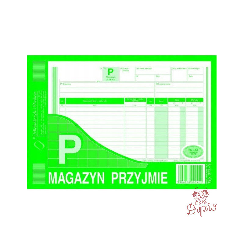 372-3 P magazyn przyjmie MICHALCZYK&PROKOP A5 80 kartek