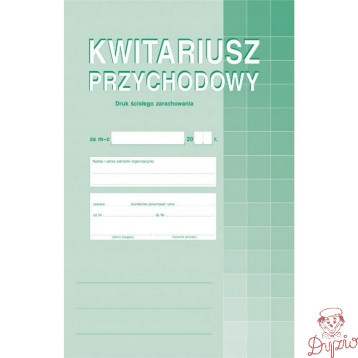 400-1 Kwitariusz przychodowy A4 30 kartek MICHALCZYK I PROKOP