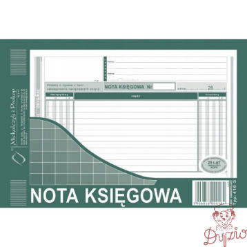 416-3 Nota Księgowa A5 Michalczyk i Prokop