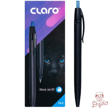 Długopis automatyczny CLARO BLACK JET RT 1,0mm niebieski