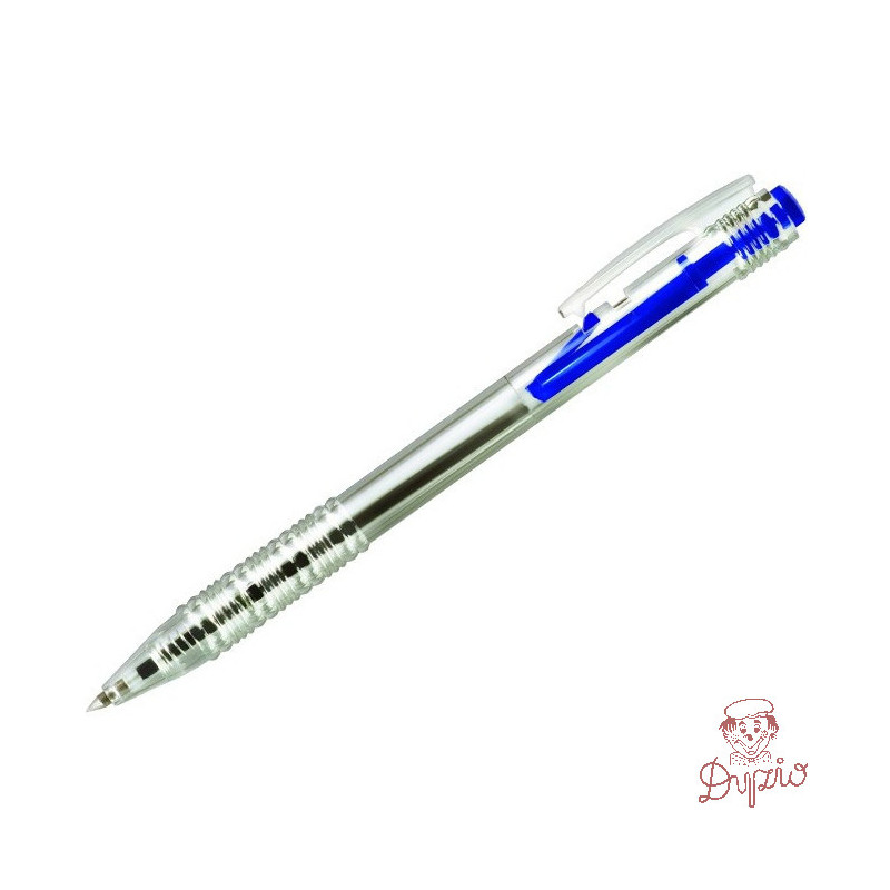 Długopis z bocz.autom 0,7mm KD711-NN niebieski TETIS