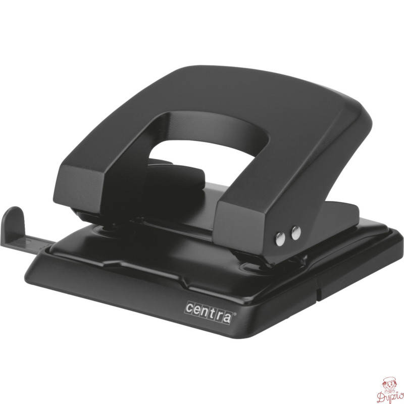 Dziurkacz czarny 30 kartek metalowy 623667 CENTRA