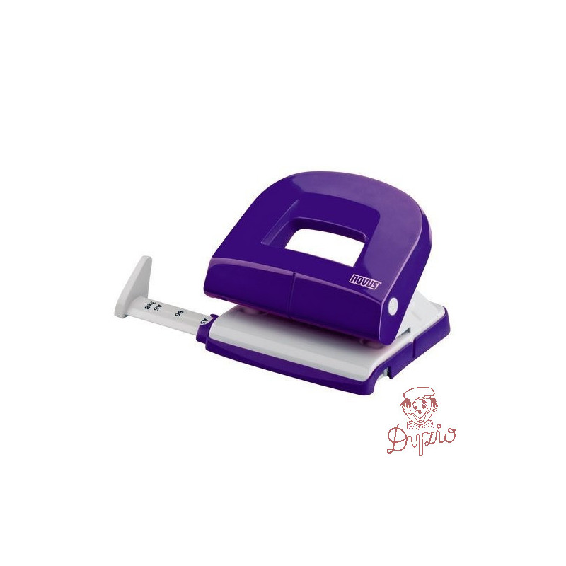 Dziurkacz E216 fioletowy do 16k NOVUS 025-0548