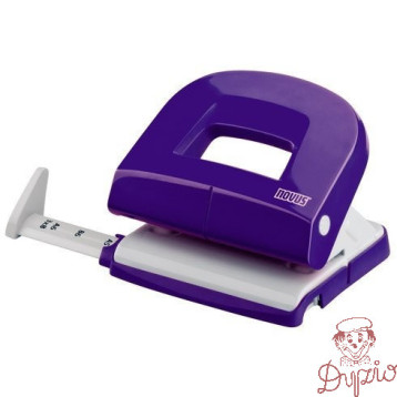 Dziurkacz E216 fioletowy do 16k NOVUS 025-0548