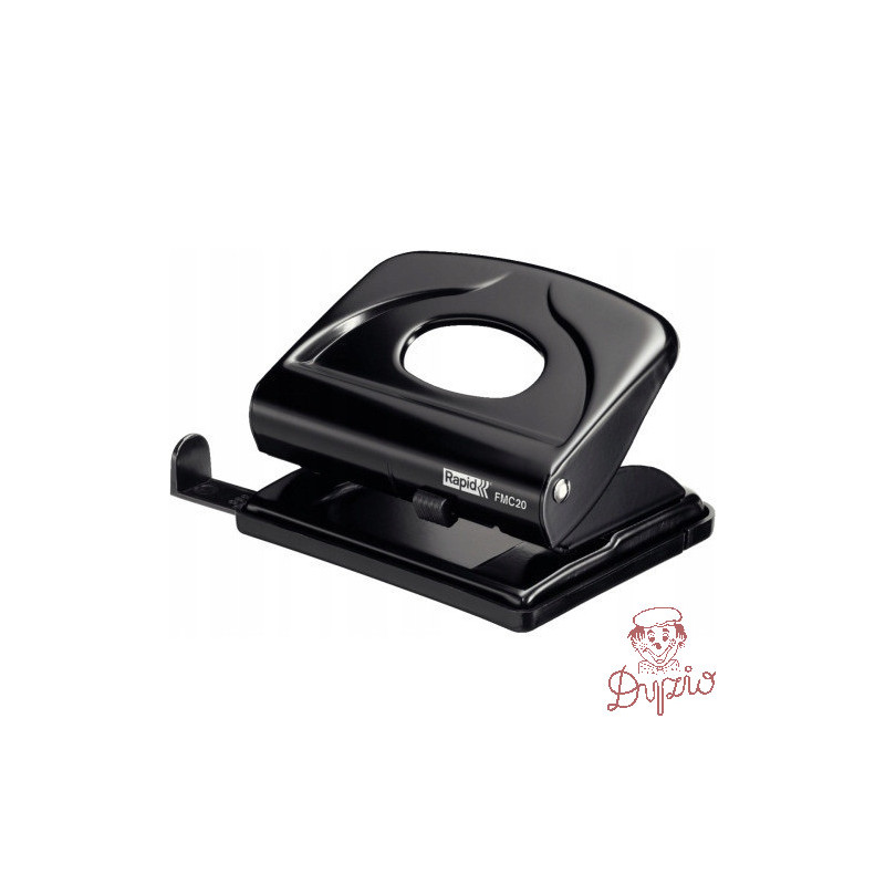 Dziurkacz mały metalowy FMC20 RAPID czarny 20 kartek 21835401