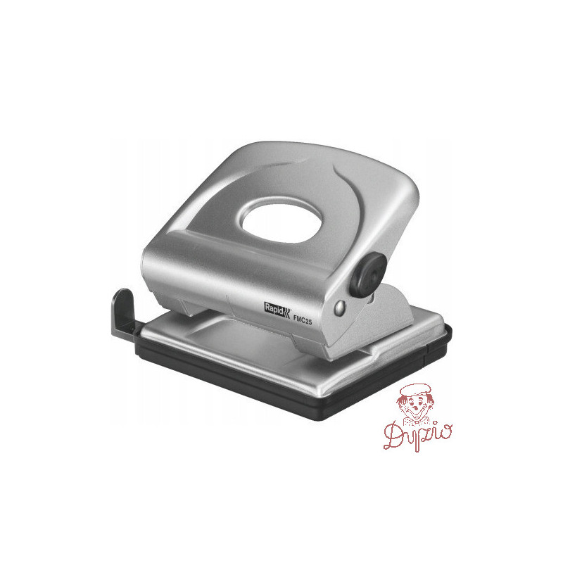 Dziurkacz metalowy FMC25 RAPID srebrny do 30kartek 21835502