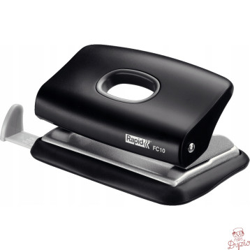 Dziurkacz mini FC10 RAPID 24-26/6 do 10kartek czarny 23638501