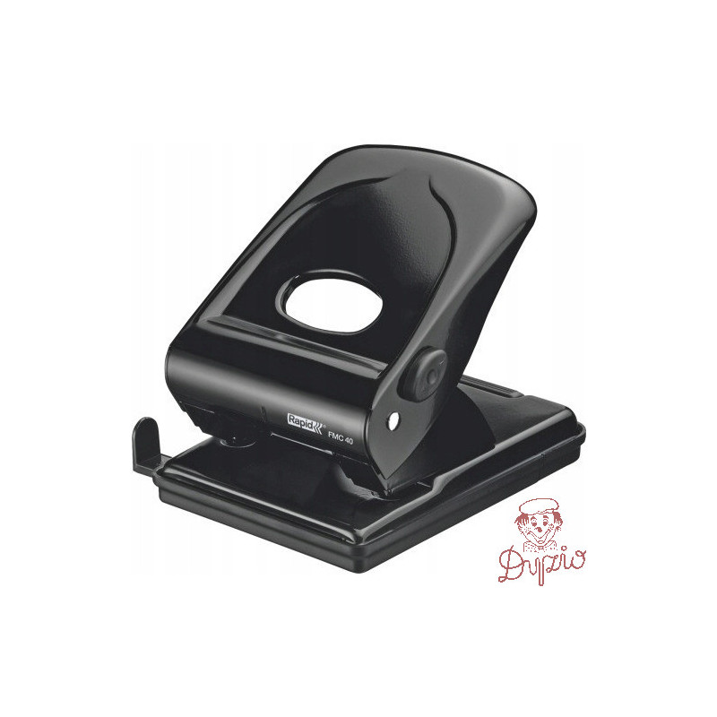 Dziurkacz FMC40 RAPID czarny 40 kartek duży metalowy 21835601