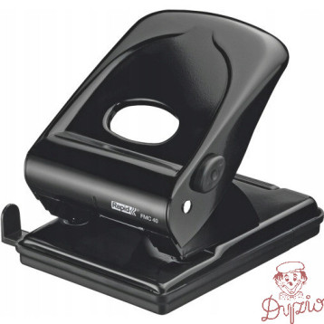 Dziurkacz FMC40 RAPID czarny 40 kartek duży metalowy 21835601
