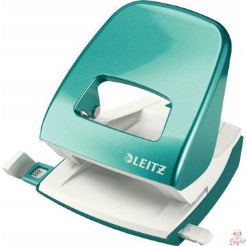 Dziurkacz 5008 LEITZ turkusowy 30 kartek duży metalowy 50081051