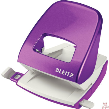 Dziurkacz 5008 LEITZ fioletowy 30 kartek duży metalowy 50081062