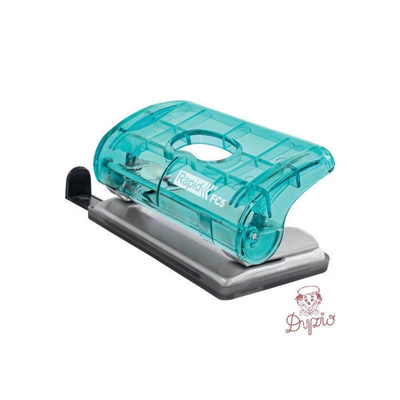 Dziurkacz mini RAPID COLOURICE FC5 niebieski 5001332
