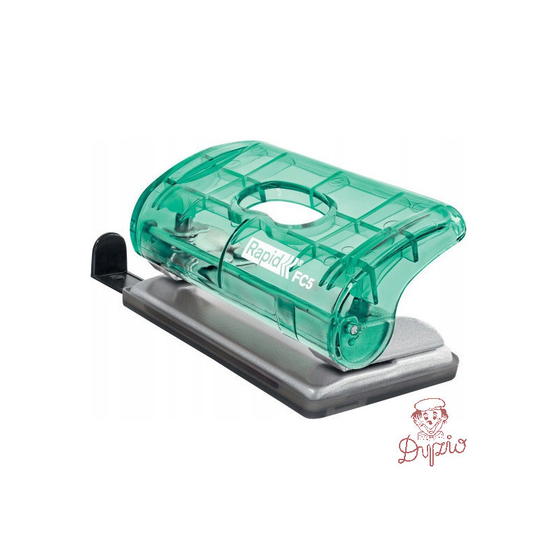 Dziurkacz mini RAPID COLOURICE FC5 zielony 5001331