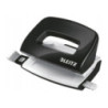 Dziurkacz Mini metalowy Leitz WOW, czarny, 10 lat gwarancji, 10 kartek 50601095