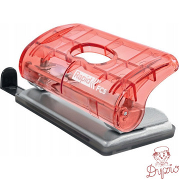 Dziurkacz mini Rapid Colour`Breeze FC5 10 kartek koralowy 5001533 RAPID