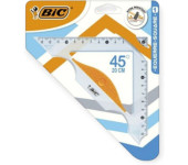 Ekierka przezroczysta 13cm, 45 stopni 9926531 BIC