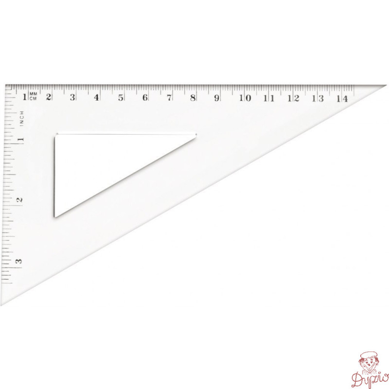 Ekierka prostokątna 14,5mm BL004-B TETIS